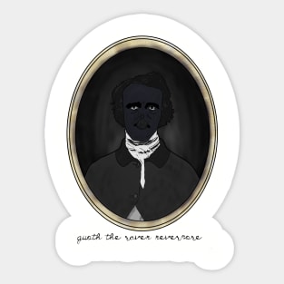 raven allen poe Sticker